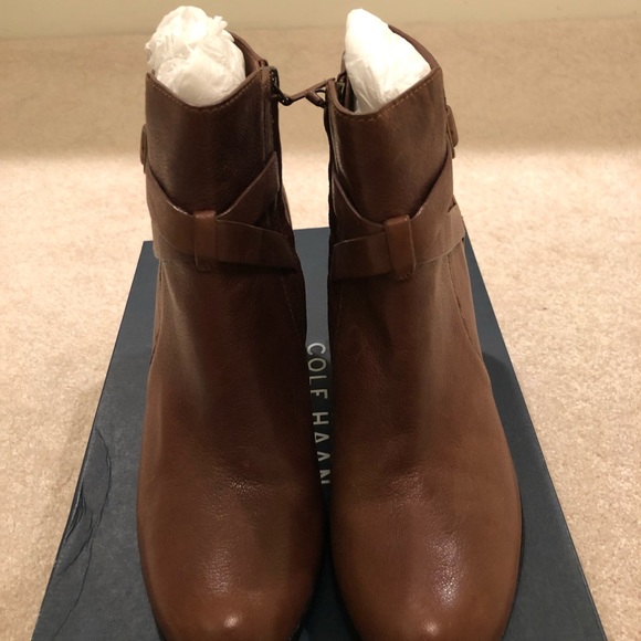 πHost Pick!π Brand New Cole Haan Leather Booties - Picture 3 of 6
